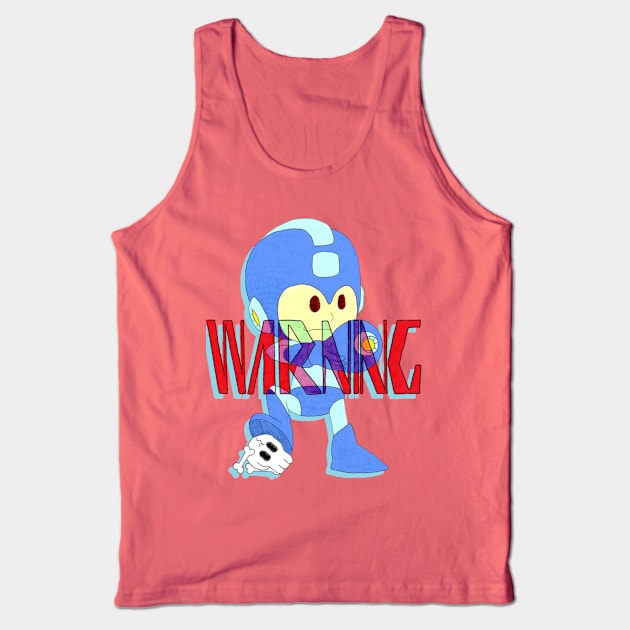 Mega Warning Tank Top by WaykoWorld